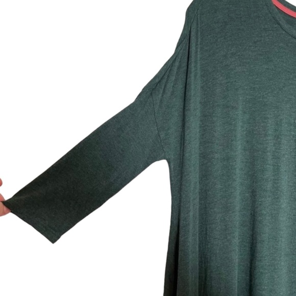 MATILDA JANE ‘Take a Trip’ Green Flowy Tunic T-shirt Women’s Size Small - Picture 6 of 9